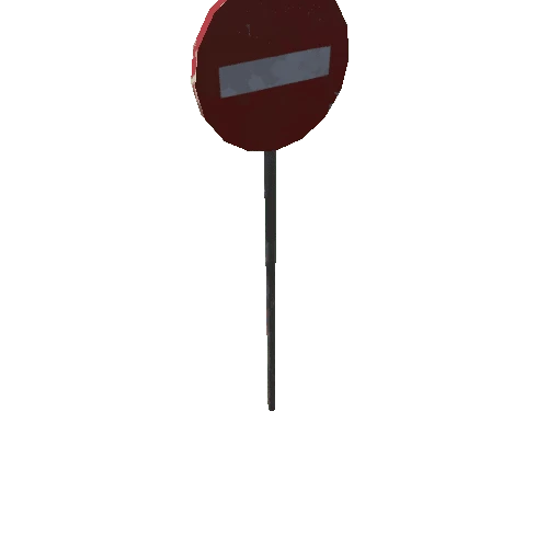 Sign - No Entry - Round Pole